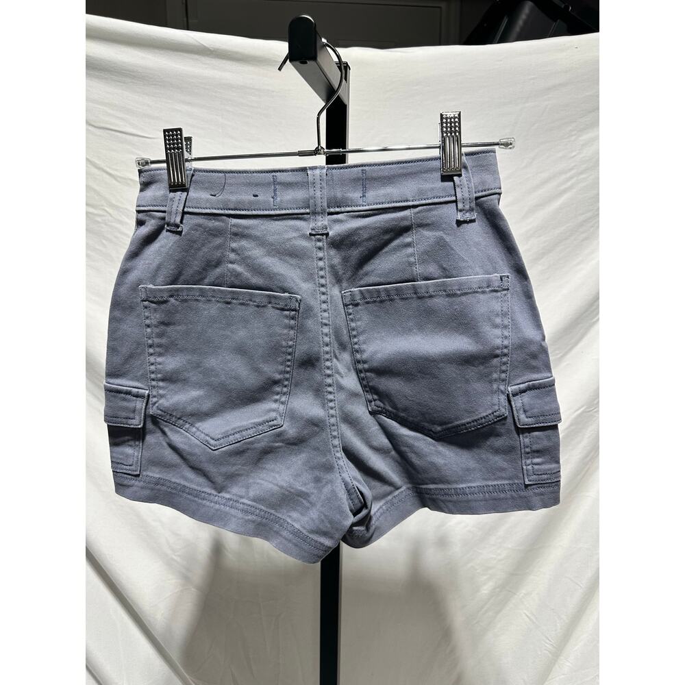 Hollister Gray Cargo Juniors 00/000 W24 Shorts Y2K Streetwear Casual EUC Women’s - Picture 3 of 8